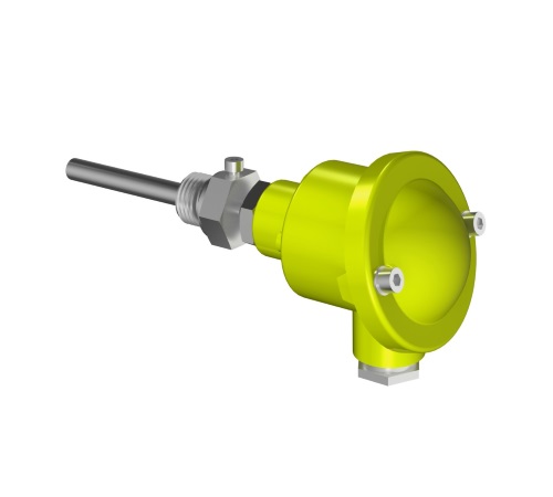 Heating pipes temperature sensor